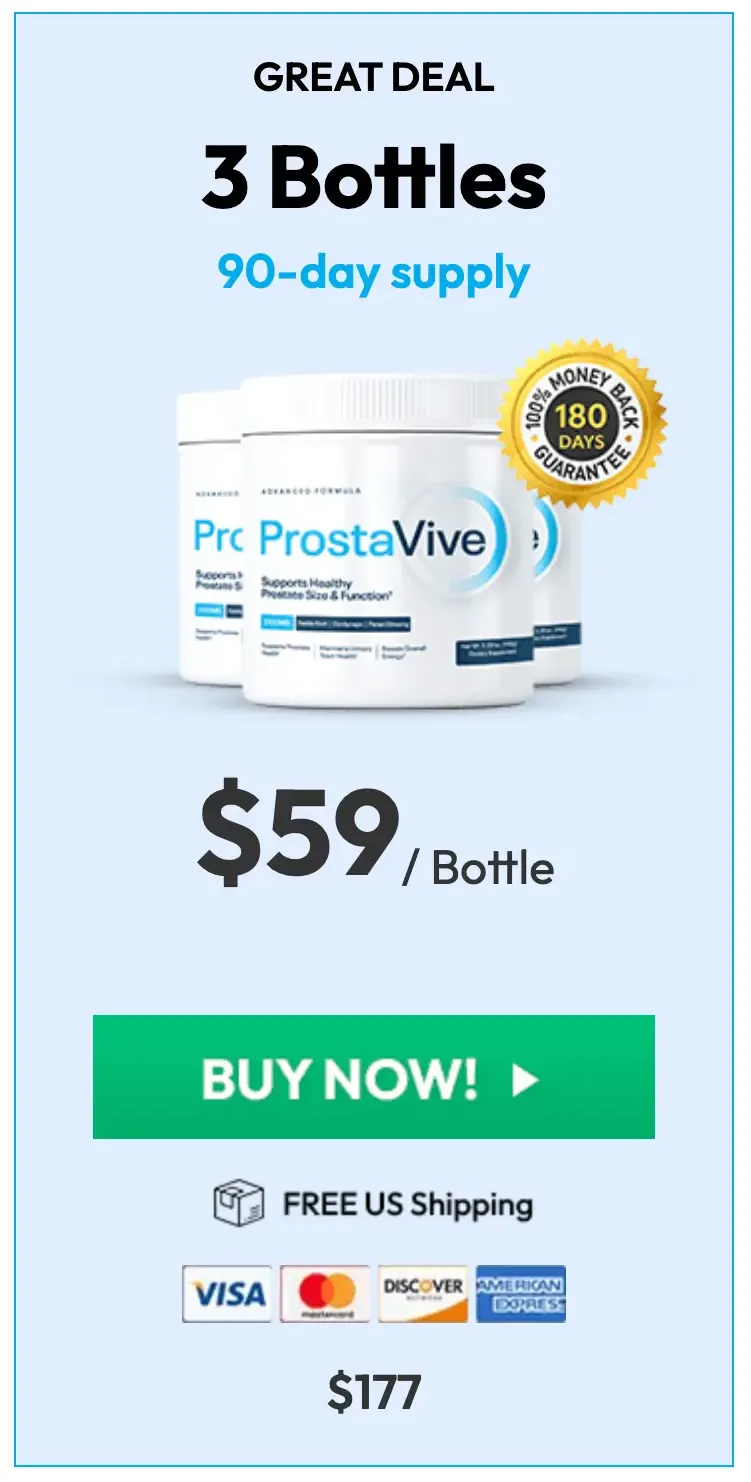 ProstaVive Buy 3 Bottles